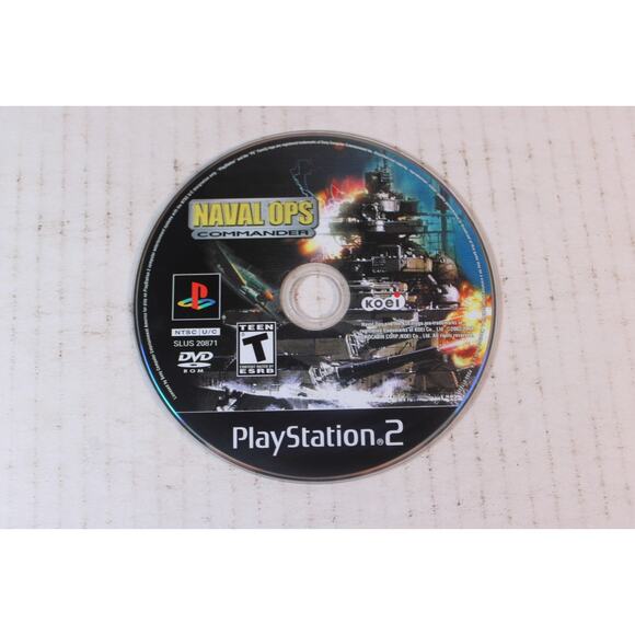 Naval Ops: Commander (Sony PlayStation 2, 2004, PS2) Authentic, disc only - Picture 1 of 6